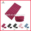 Ningbo Lingshang LSB-5407 100% Polyester Microfaser Custom Bandana Nahtlose Kopfbedeckung Schädel Hals Rohr